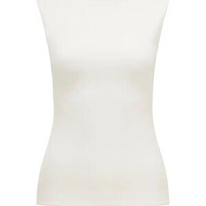 EVERNEW | NWT - Jersey Boat Neck Tank | White | Size M